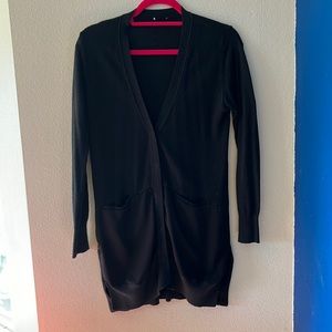 CAbi Sorrento Black Snap Cardigan size XS